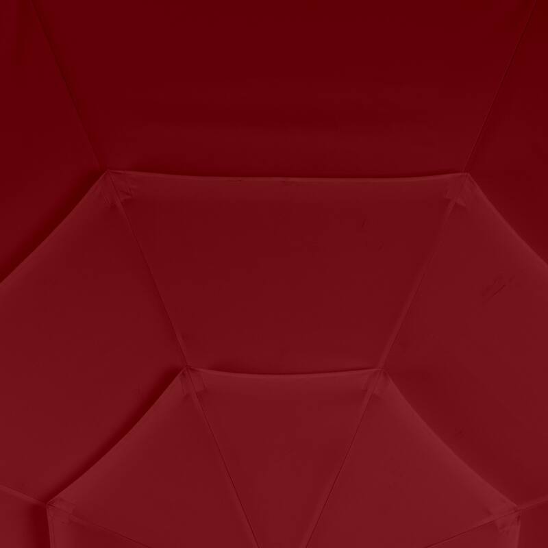10 ft Patio Umbrella, 3-Tiered Sunshade with Push Button Tilt and Easy-Open Crank, Outdoor Umbrella for Deck, Yard