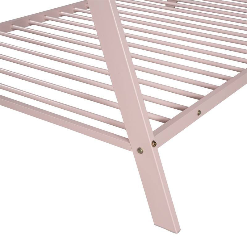 Merax Metal Tent Bed Frame with Slats