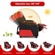preview thumbnail 11 of 47, Gymax Gaming Recliner Sofa PU Leather Armchair for Kids Youth w/