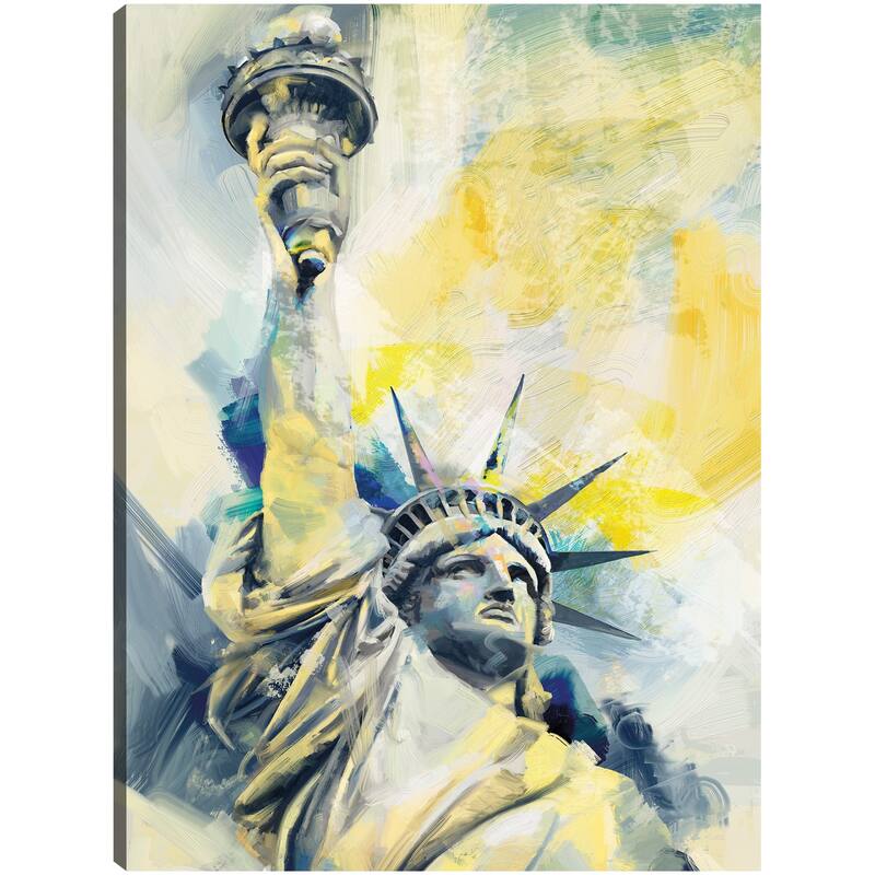 Lady Liberty By Studio Arts Canvas Art Print