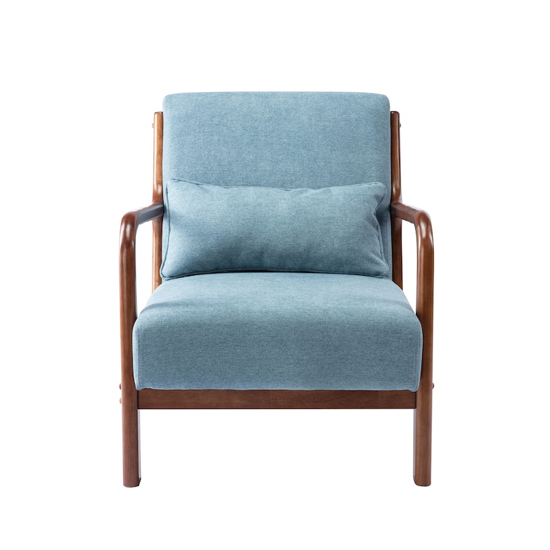 Porthos Home Ibby Accent Chair, Fabric Upholstery, Rubberwood Frame