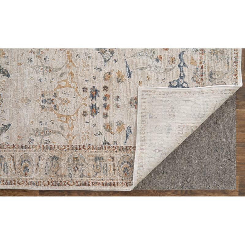 Grand Bazaar Hyannis Machine Made Ikat Transitional Area Rug