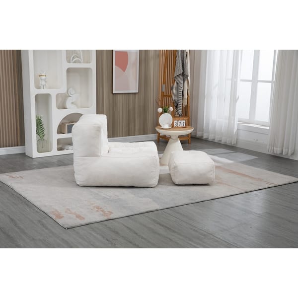 Fluffy Bean Bag Chair Lazy Bean Bag Sofa Chair for Adults and Children, Lounge Chairs with