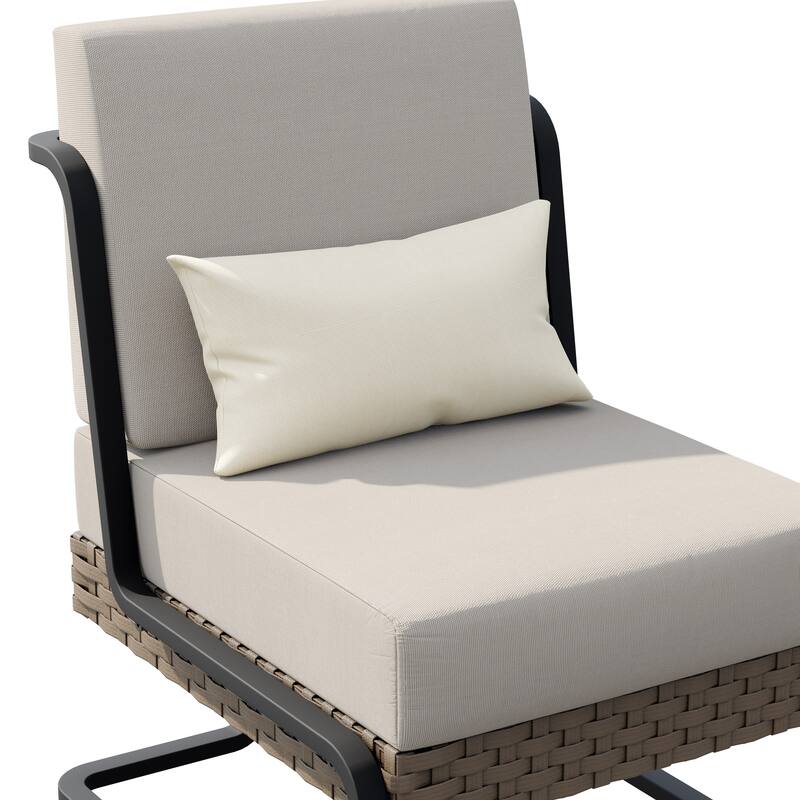 Corvus Akrotiri Outdoor Wicker Club Chair - Taupe