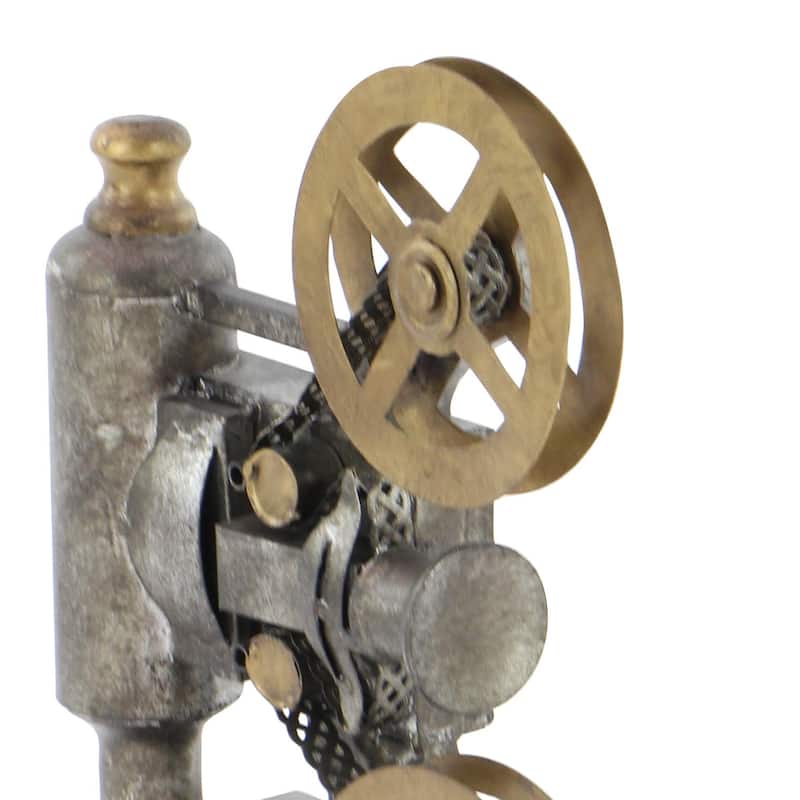 Metal Film Camera Decorative Sculpture - Black - Roche River Decor