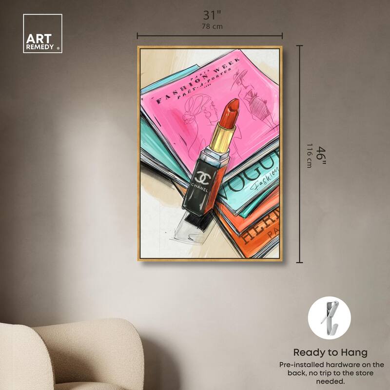 Fashion Sketches Canvas by Art Remedy