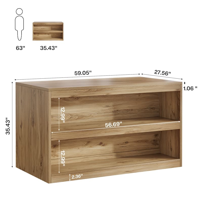 3-Tier Modern Bar Table for Home Pub, Bistro