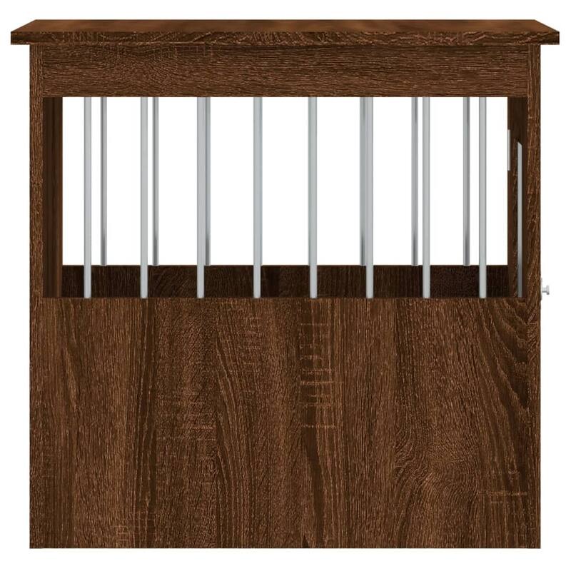 vidaXL Dog Crate with Door Doghouse Puppy Kennel Peg Cage Engineered Wood