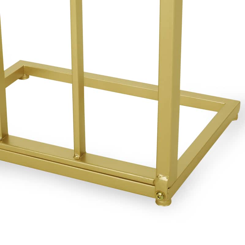 Durand Modern Glam Faux Wood End Table by Christopher Knight Home