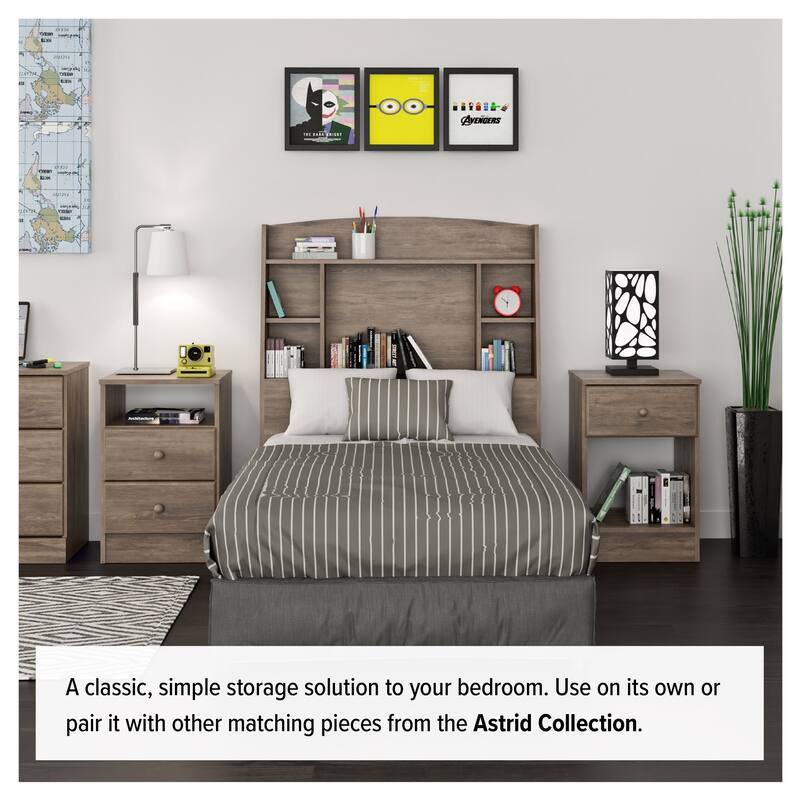 Prepac Astrid 4 Drawer Dresser for Bedroom, Chest of Drawers, Bedroom Furniture, Clothes Storage and Organizer