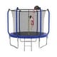 preview thumbnail 2 of 7, Trampoline with Basketball Hoop, Outdoor Trampoline with Enclosure Net