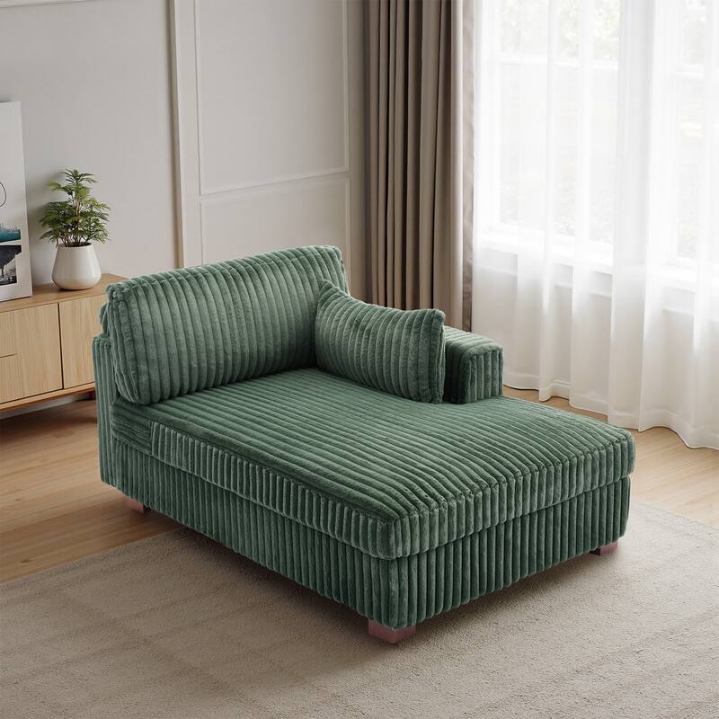 DREAMSIDEA Oversized Right Facing Chaise Lounge Lofa