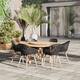 Option Black Chairs - 7PC
