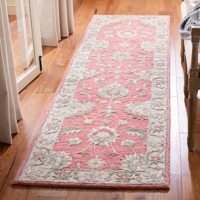 SAFAVIEH Handmade Glamour Goffreda Traditional Wool Rug