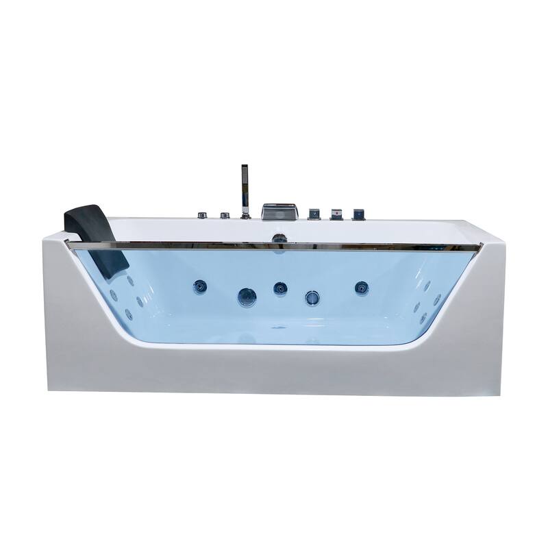 A&E Bath Santa Freestanding Jetted Tub - 67-inch