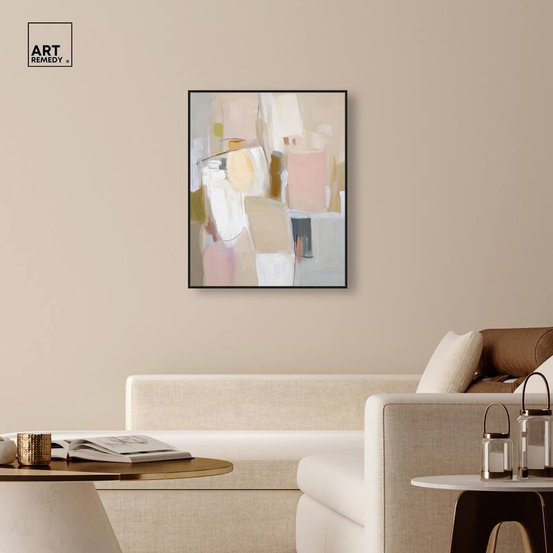 Apricot Cream II Canvas by Art Remedy