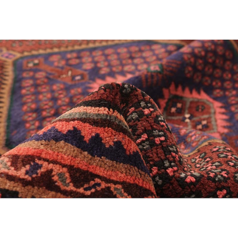 ECARPETGALLERY Hand-knotted Andelz Navy Wool Rug - 3'11 x 6'8