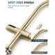 preview thumbnail 16 of 39, Lefton Touchless Pull-Out Kitchen Faucet, Hands Free Motion Sensor Activated, Battery-Free Temperature Display, KF2206