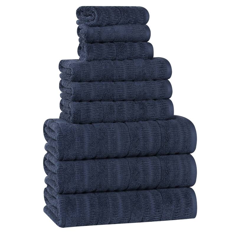 Superior Mika Smart Twist Viscose Cotton Blend 9 Piece Towel Set