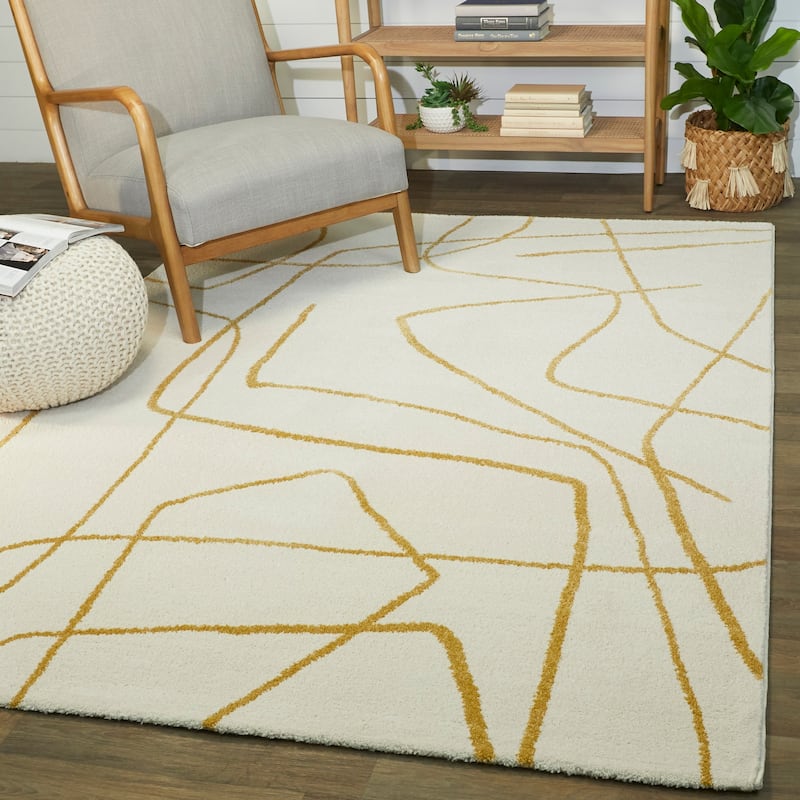 Descartes Abstract Modern Area Rug