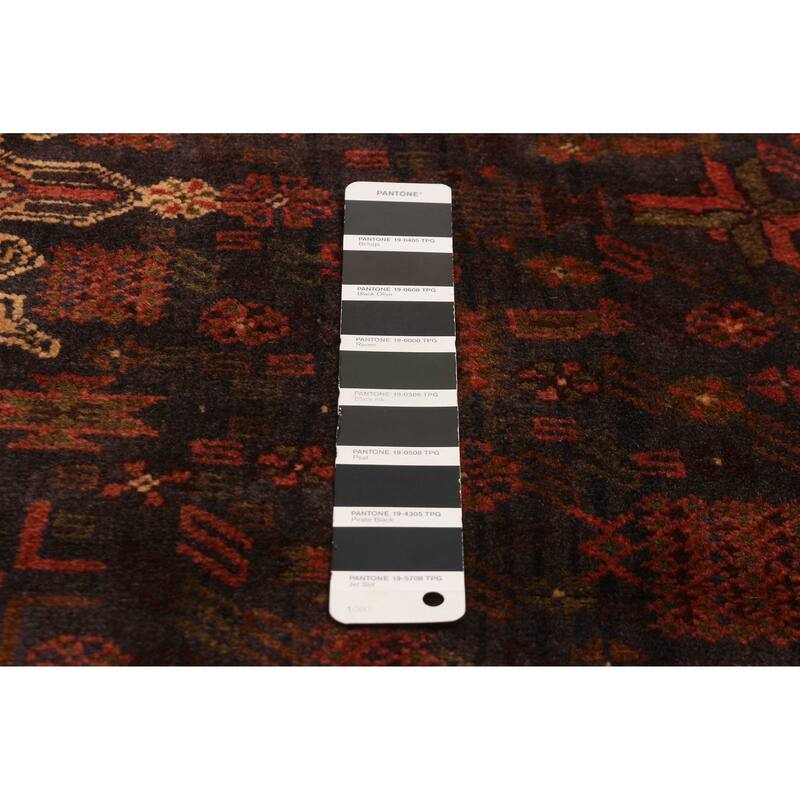 Teimani Black Rug 4'0" x 7'1" - 4'0 x 7'1