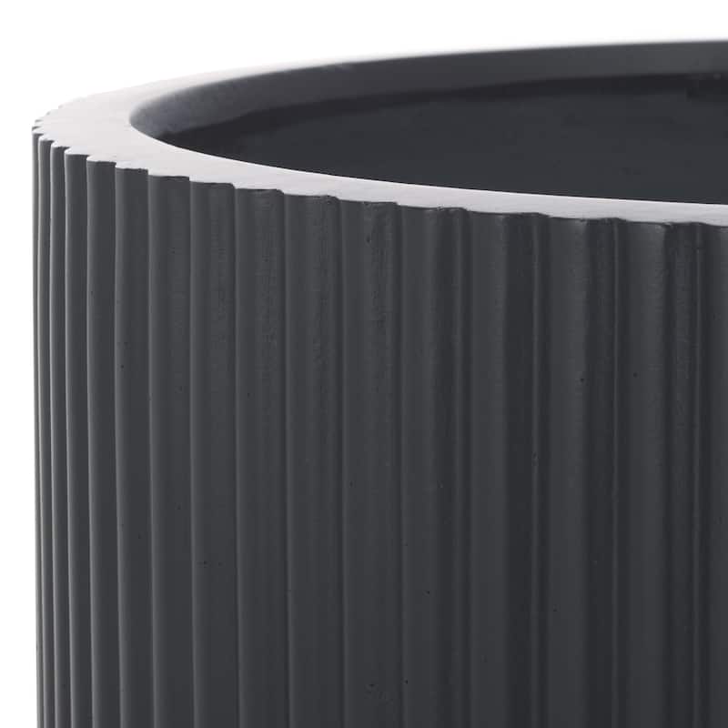 SAFAVIEH Outdoor Living Lucca Large Planter Pot - 23"W x 23"D x 18"H