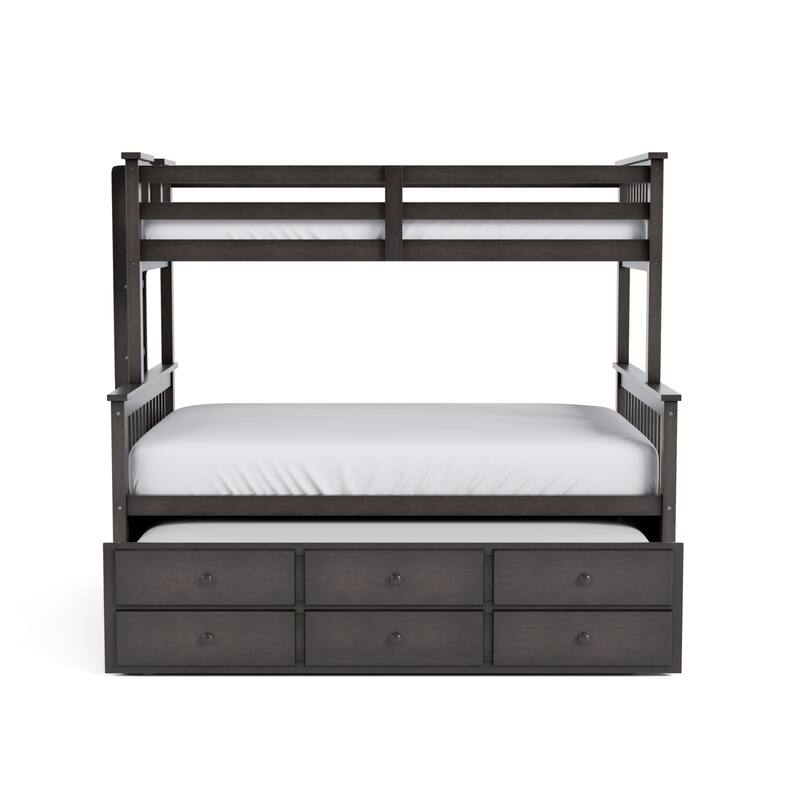 Rola Mission Solid Wood Detachable Bunk Bed by Furniture of America