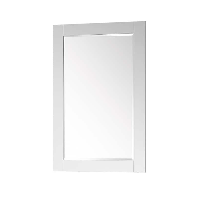 Altair Ivy Rectangular Bathroom Wood Framed Wall Mirror