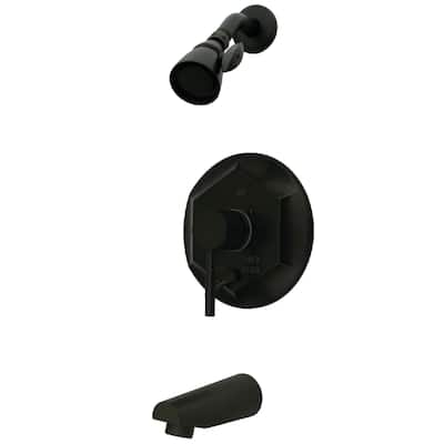Kingston Brass Concord Tub and Shower Trim Package with 1.8 GPM Single