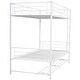 preview thumbnail 9 of 22, Modern Twin Over Twin Bunk Bed with Shelf and Guardrails,Separate into 2 Twin Beds for Bedroom