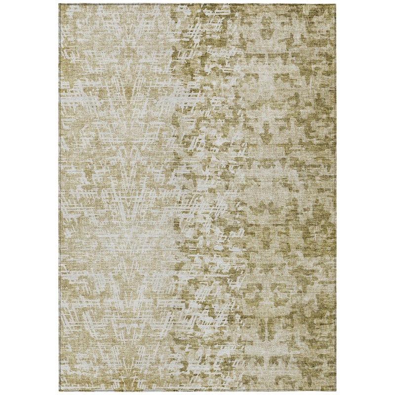 Machine Washable Indoor/ Outdoor Chantille Boho Morrocan Rug