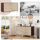 preview thumbnail 8 of 6, 47-Inch Dresser for Bedroom with 6 Drawers, Double Wide Chest of Drawers