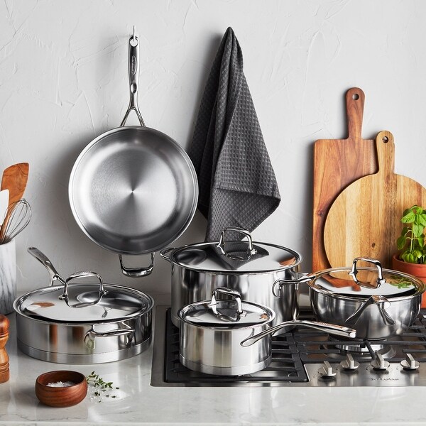 Demeyere Atlantis Proline 7 10-pc Stainless Steel Cookware Set