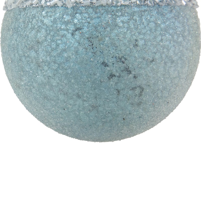 4" Beaded Glass Christmas Ornament