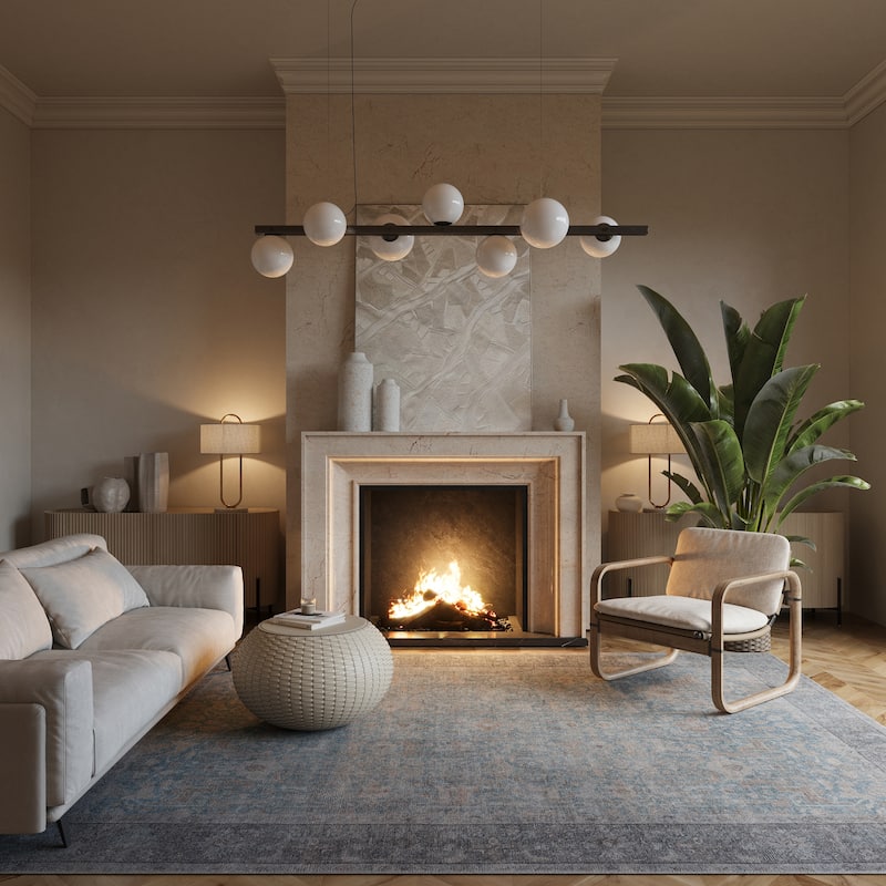 Nuloom Meliora Vintage & Distressed Washable Rug