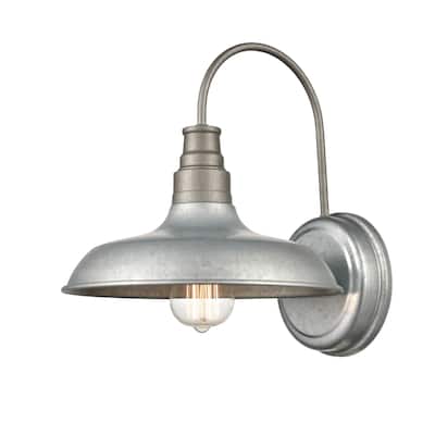 Metal Outdoor Wall Sconce - 1 Light