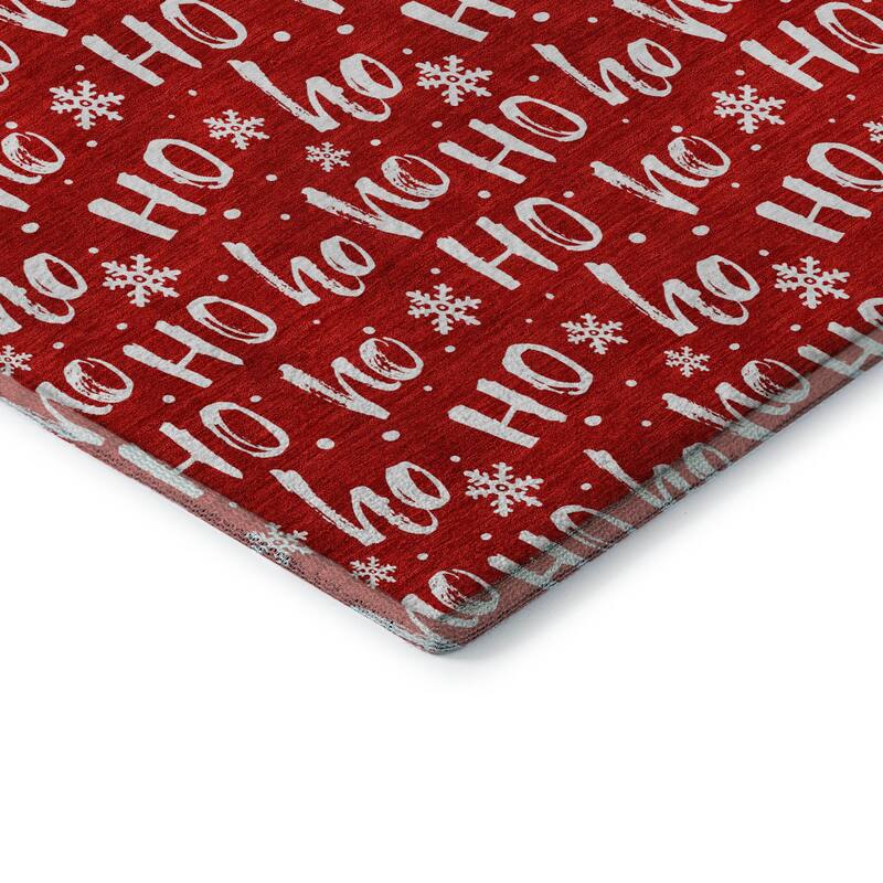 Premium Washable Super Soft Christmas Ho Ho Mayfield Rug