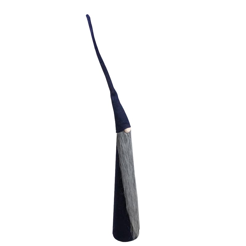 32" Navy Blue Cone Gnome Christmas Tabletop Decor