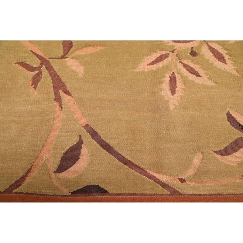 ECARPETGALLERY Hand-knotted Opulence Olive Wool Rug - 6'1 x 9'0
