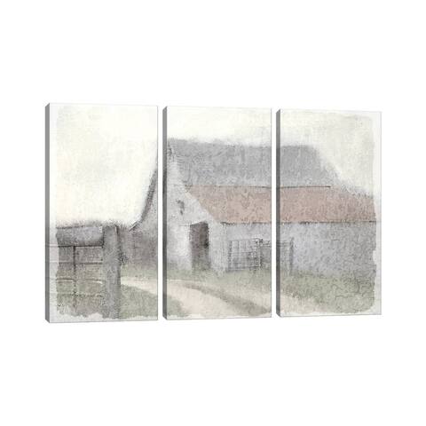 iCanvas "To the Barn" by Kimberly Allen 3-Piece Canvas Wall Art Set