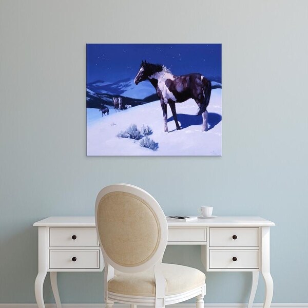 Easy Art Prints Julie T. Chapman's 'Painted Night' Premium Canvas Art
