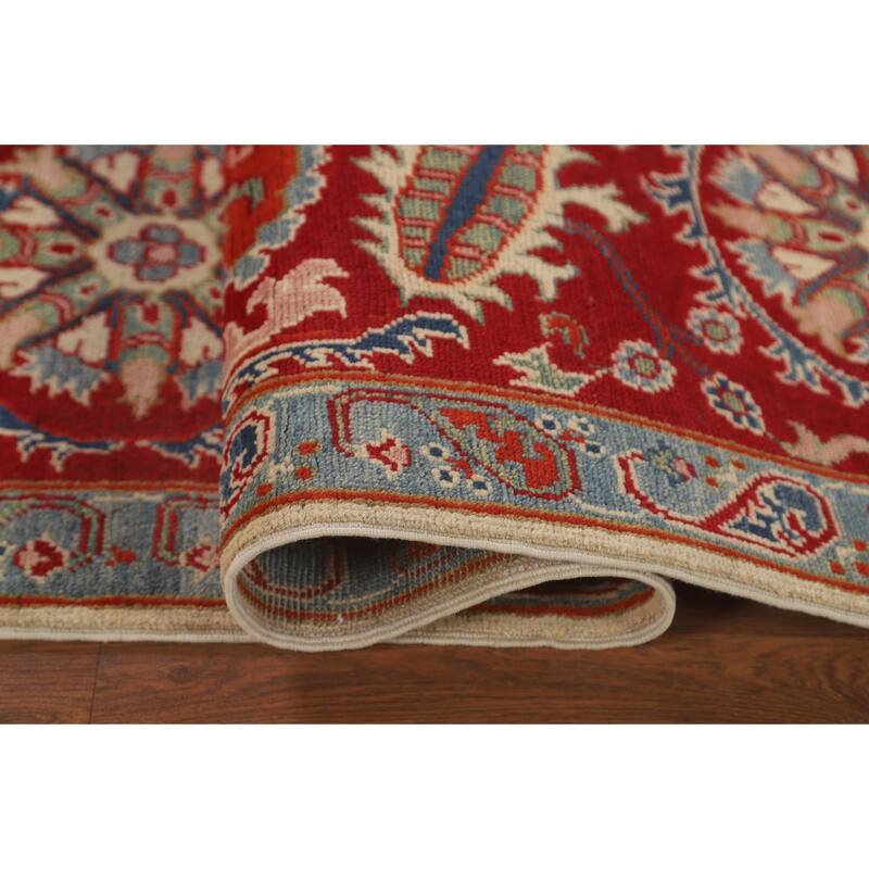 Kazak Oriental Area Rug Handmade Wool Carpet - 6'2" x 9'1"