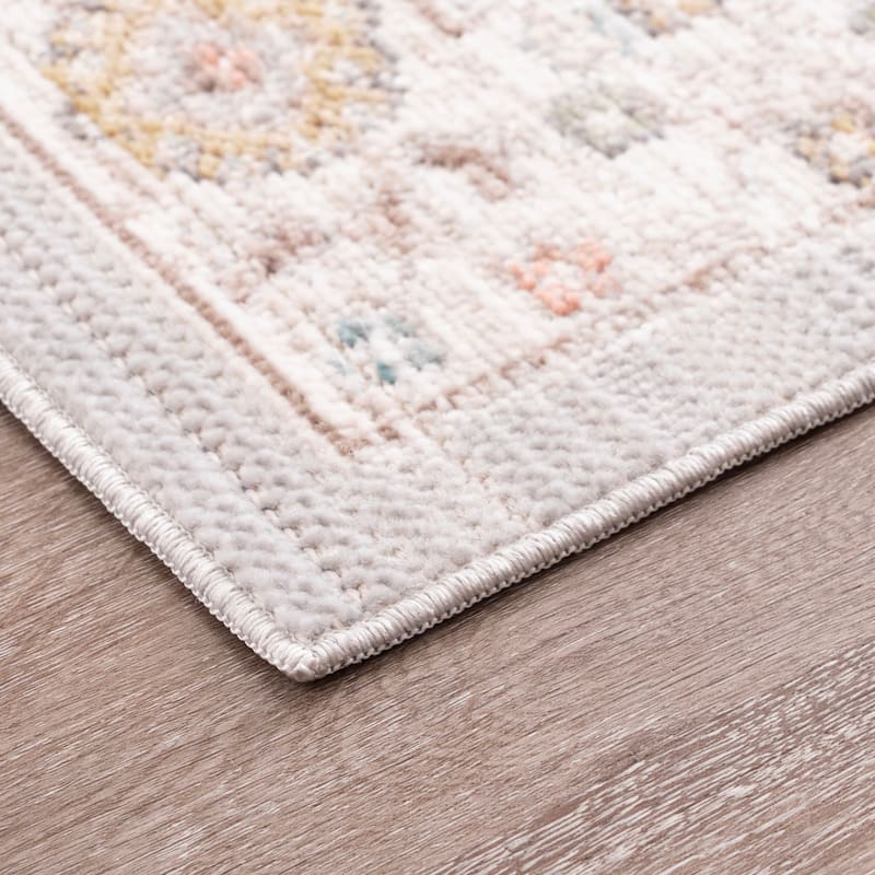Crosswood Ellen Traditional Floral Indoor Polyester Area Rug
