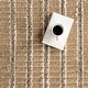 preview thumbnail 8 of 7, Nuloom Violeta Striped Jute Area Rug