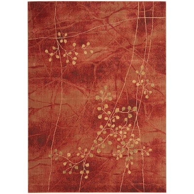 Nourison Susan Contemporary Floral Indoor only Area Rug.