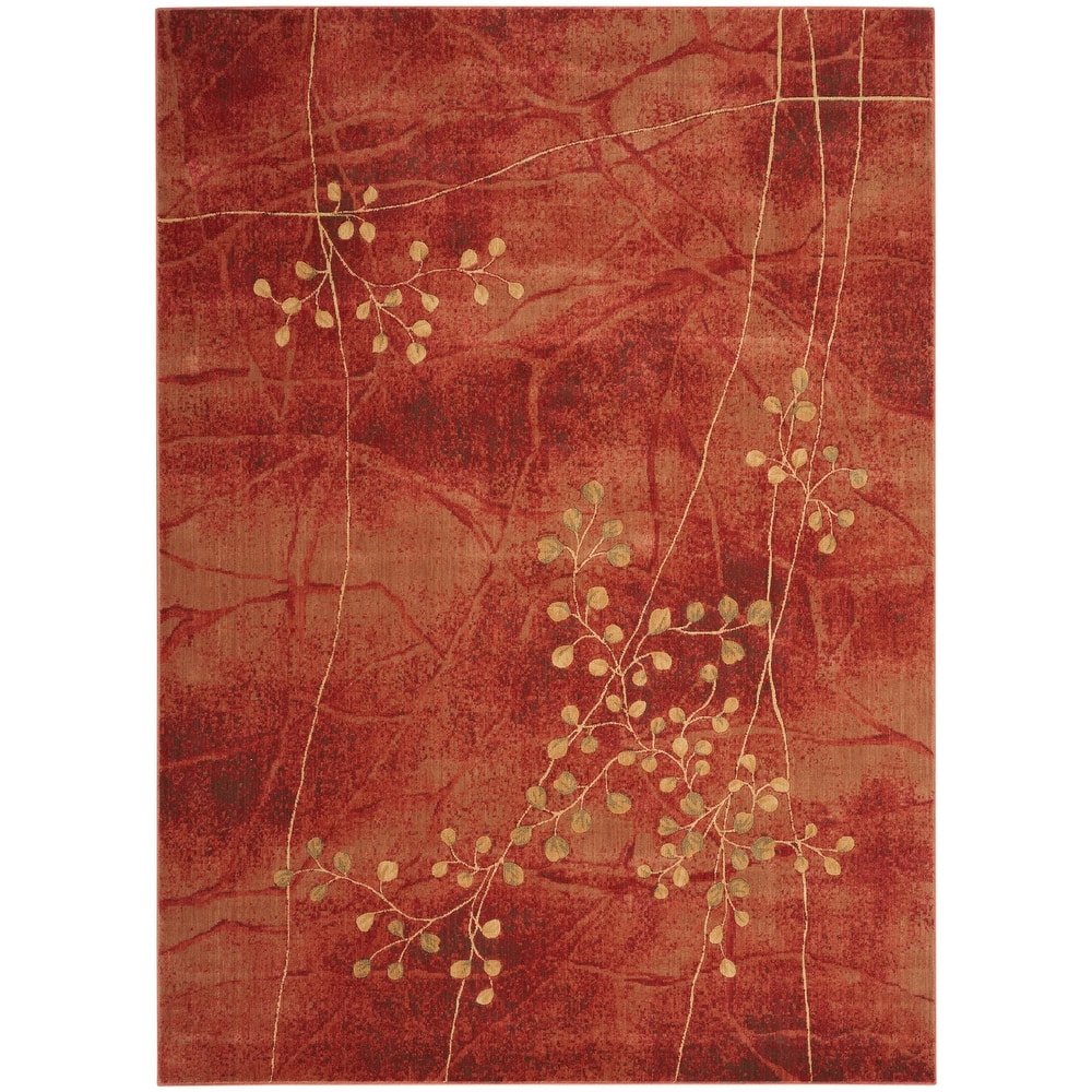 Nourison Susan Contemporary Floral Indoor only Area Rug.