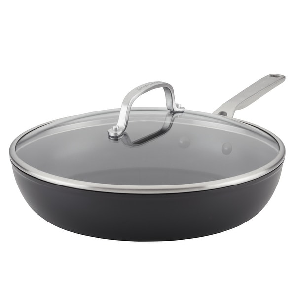 KitchenAid Hard-Anodized Induction Nonstick 12.25" Frying Pan. Opens flyout.