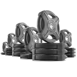 XMark SIGNATURE Series Olympic Plate Weights (415 lb. Set) - Bed Bath ...