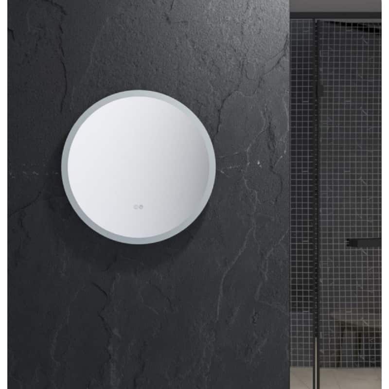 Fresca FMR012424RD Angelo 24" Diameter Modern Circular Aluminum