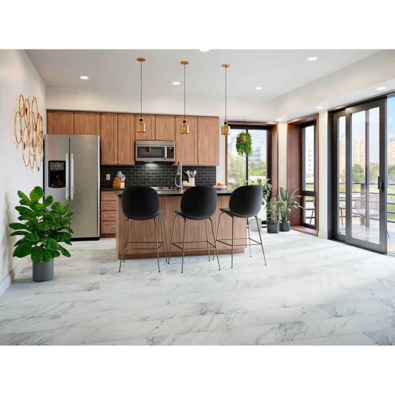 Shaw 5681V Obelisk SPC 12" x 24" Embossed Vinyl Flooring with 20mil